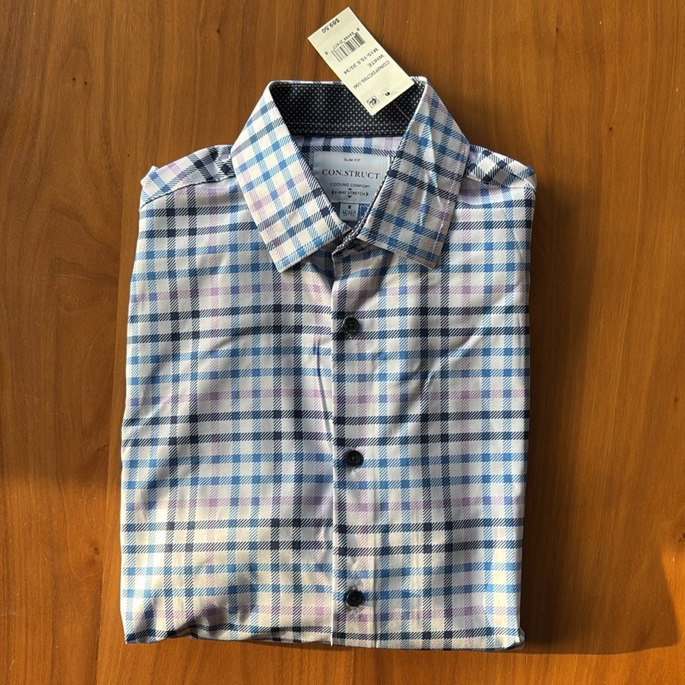 Construct button down